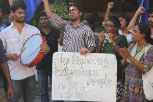 BAPSA demo at Delhi police station