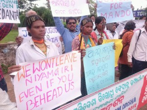 Dongria Kond protest at Vedanta office Bhubaneswar