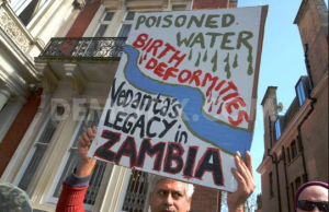 poisoned water kafue placard