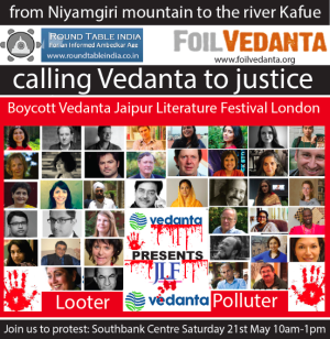 Boycott JLF flyer